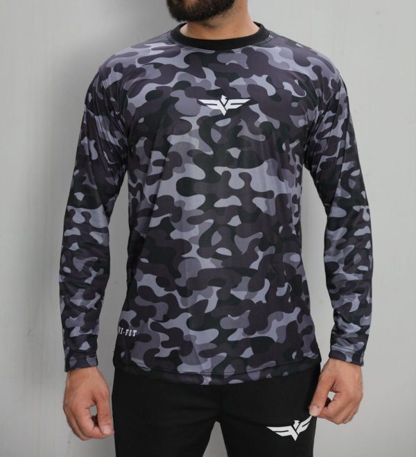 Falcon's Full Sleeve Performance Tee - Black