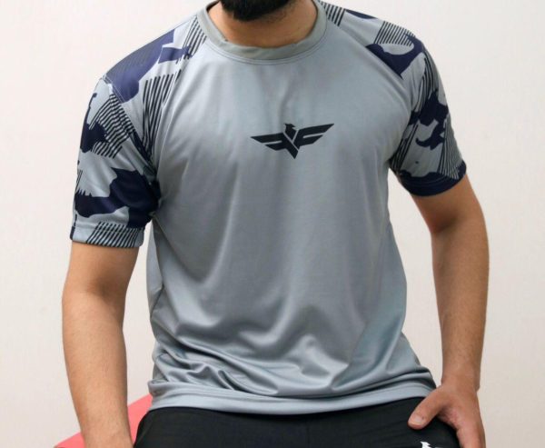 Falcon’s Performance Tee – Camouflage Grey