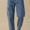 unnamed (1) Falcon's Cargo Baggy Jeans – Sky Blue