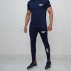 unnamed (25) Model wearing Falcon’s Apex Summer Trousers in blue. Lightweight, breathable fit with ergonomic design suitable for training, running, and athletic activities.