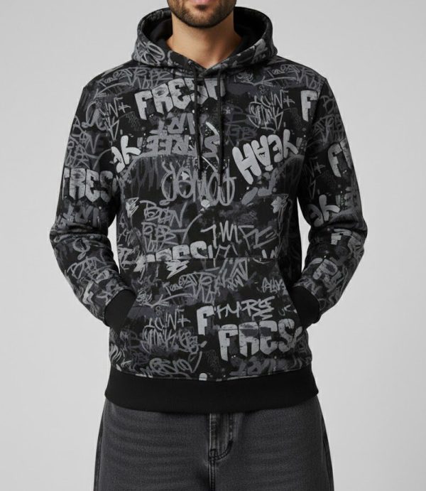 unnamed (29) Frontier Falcon Graphic Hoodie - Black