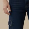 unnamed Falcon's Baggy Cargo Jeans – Indigo Blue