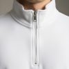 Frontier Falcon Quarter-Zip Sweatshirt – White